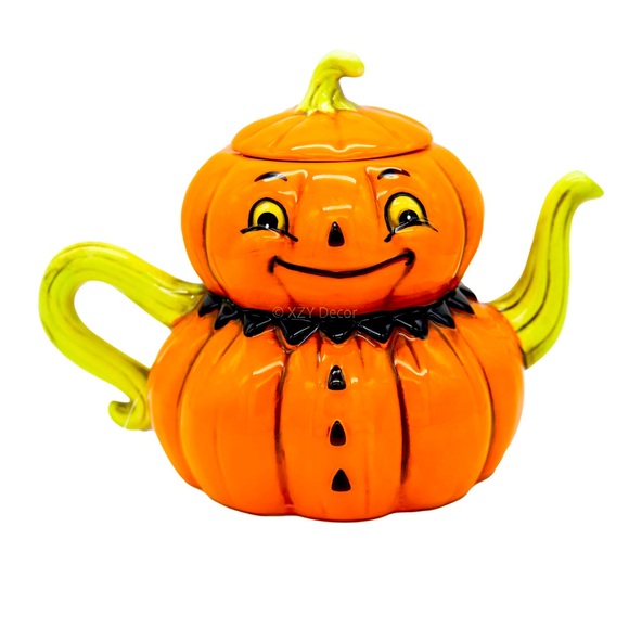 NWT Transpac Jack-O-Lantern Parker Tea Pot